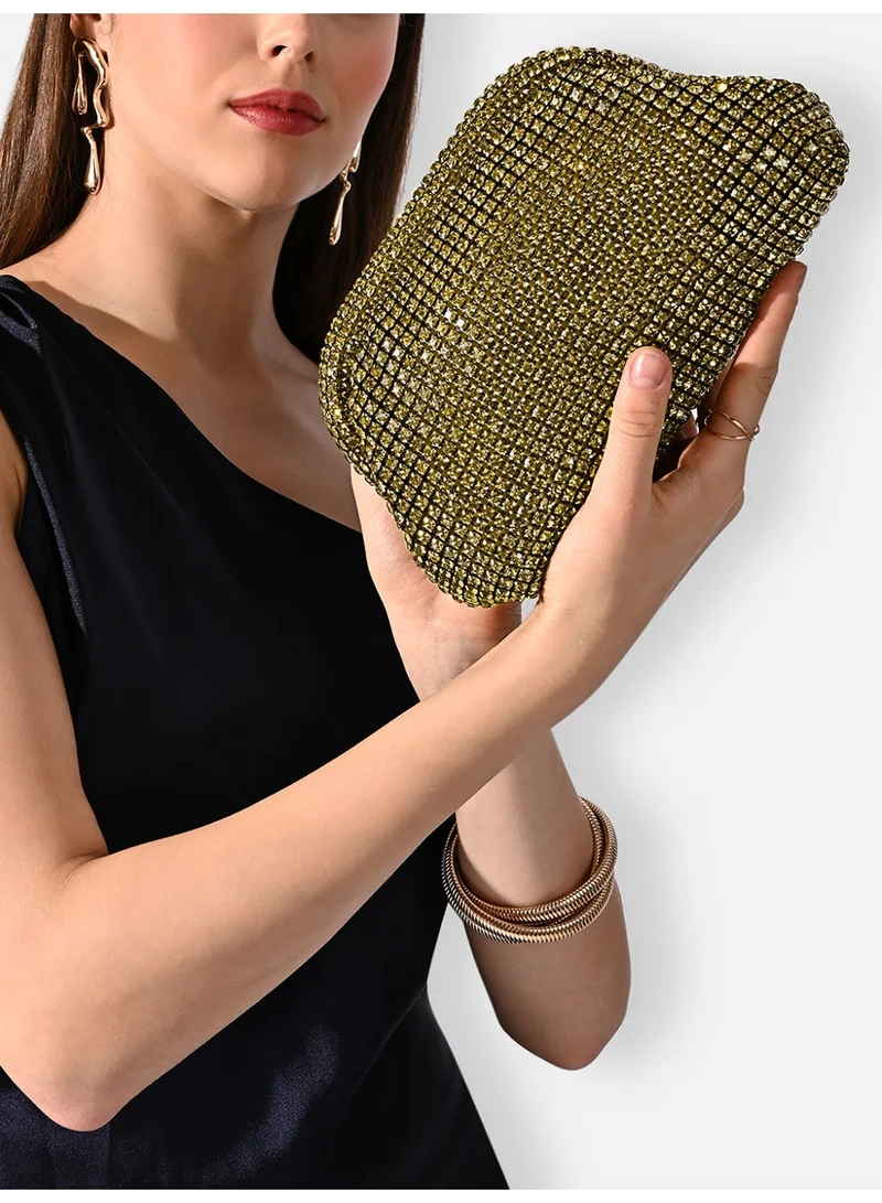 لافي حقيبة نسائية فاخرة بحزام ذهبي